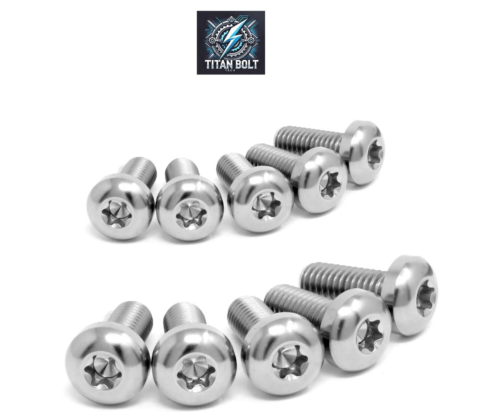 For Harley Sportster Dyna Softail Titanium Front Rear Brake Disc Rotor Bolts