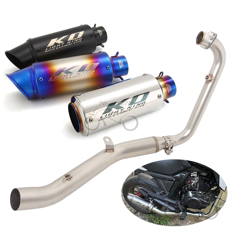For American Lifan Industry KP-Mini 150 LF150-5U Exhaust Header Pipe Full System