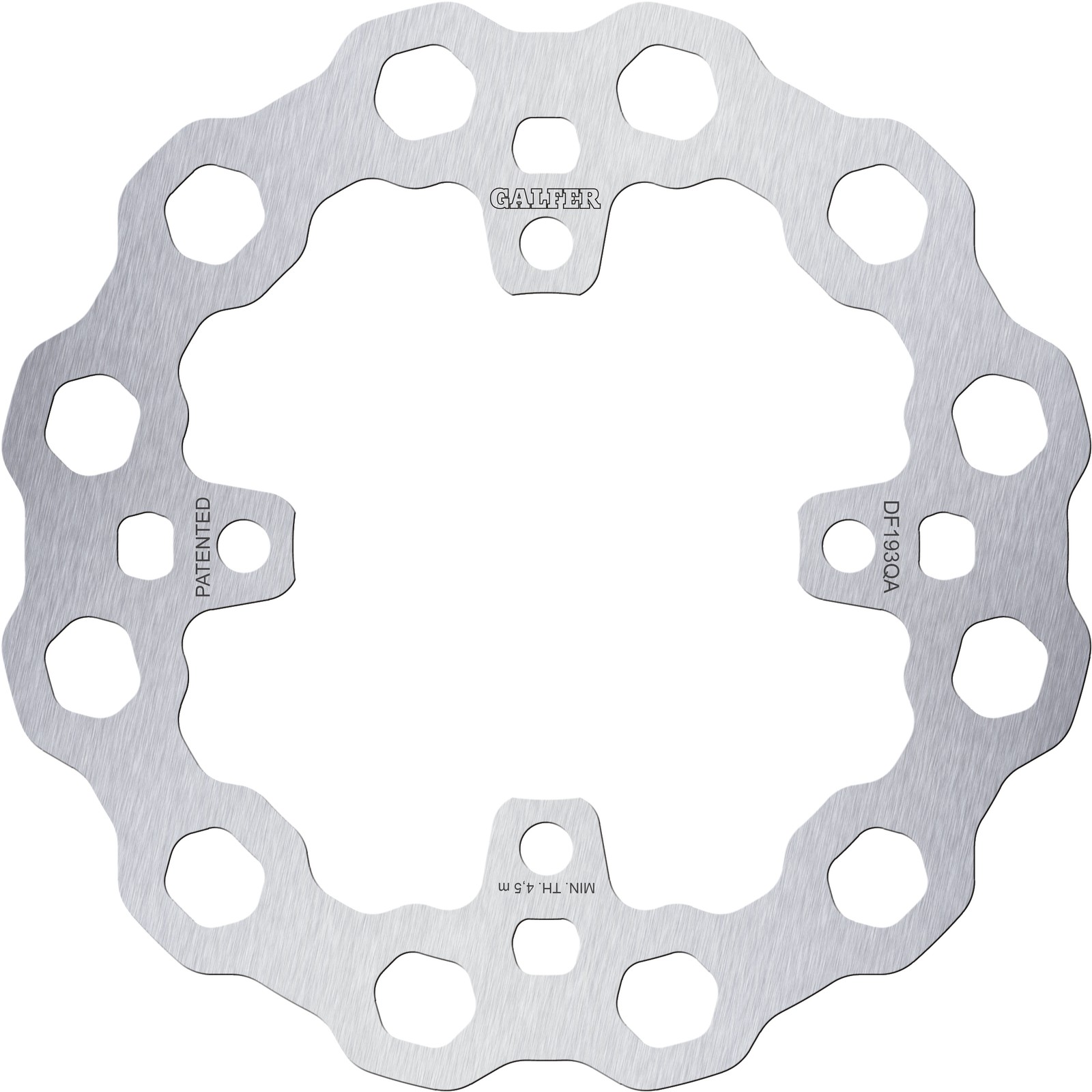 Galfer Brakes Cubiq Rear Brake Rotor DF193QA 1710-4031 17-3904