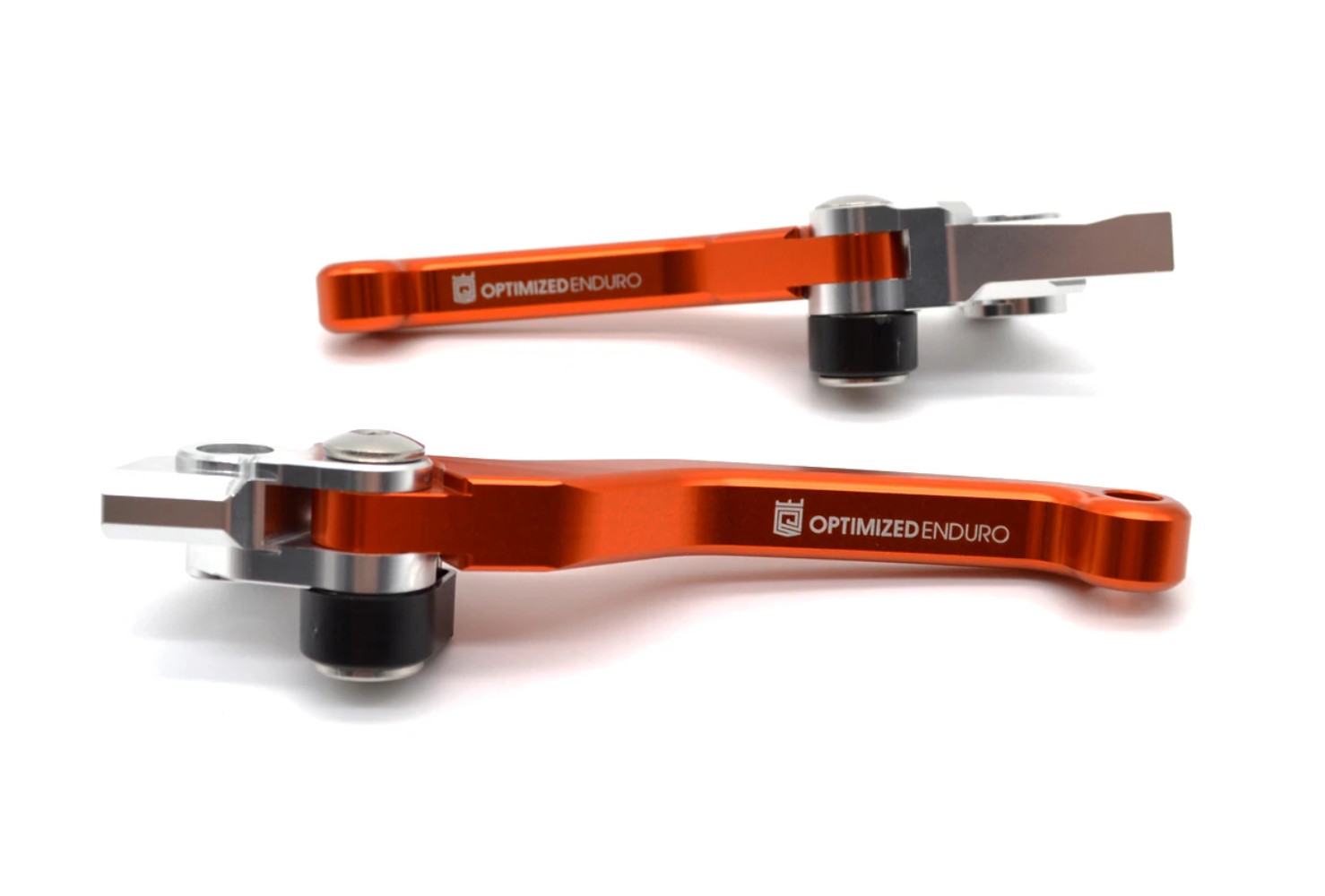 Optimized Enduro Flex Lever Set for KTM 2013-2024 (Orange)