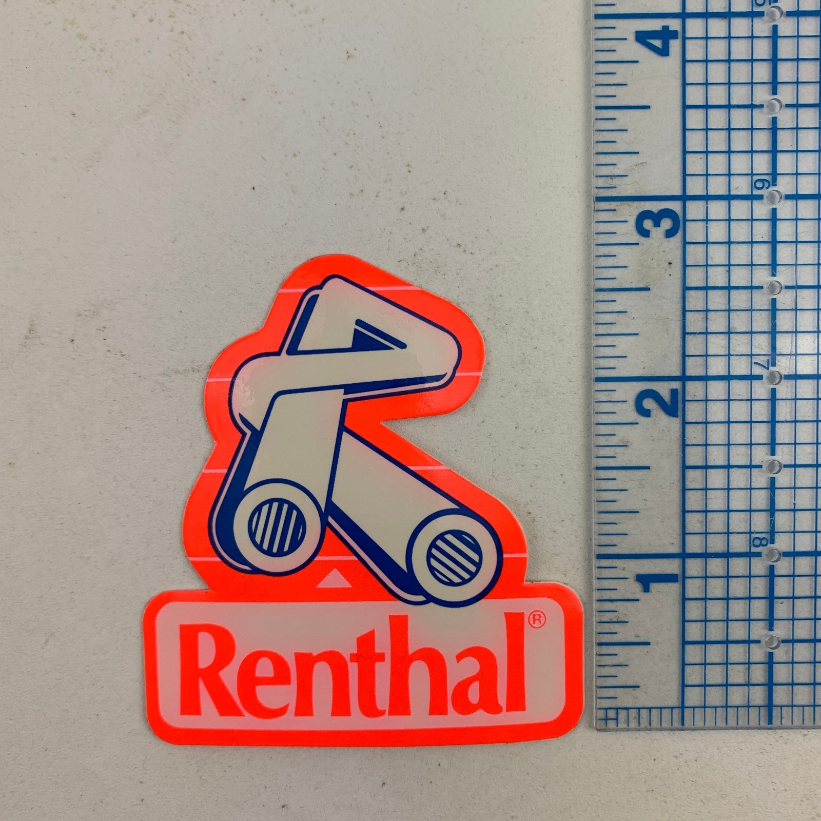 Pair of Renthal Handlebar Stickers 2-1/2″ W x 2-3/4″ H