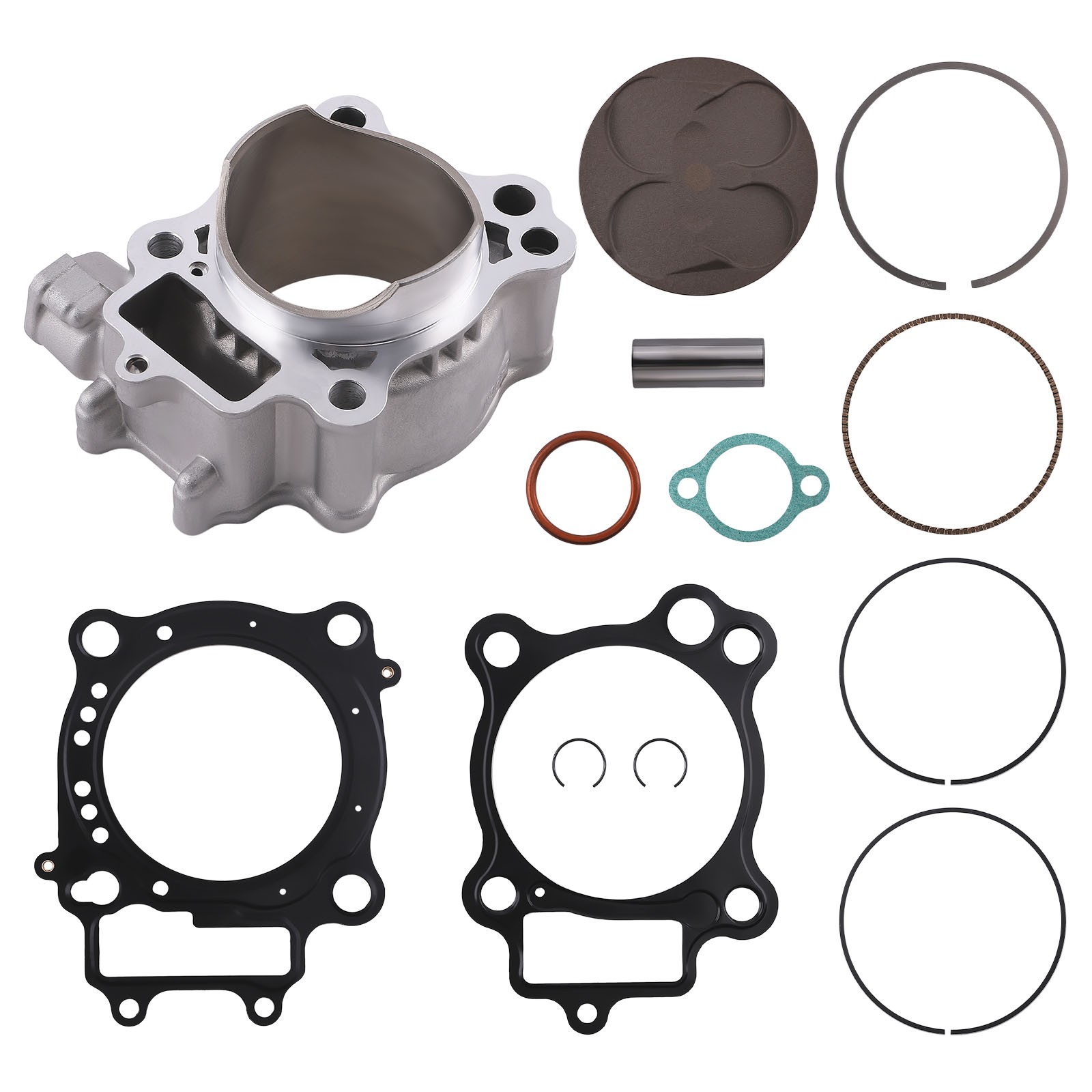 Piston Ring Cylinder Kit for Honda CRF250R 04-09 CRF250X 04-17 w/ Gaskets Set