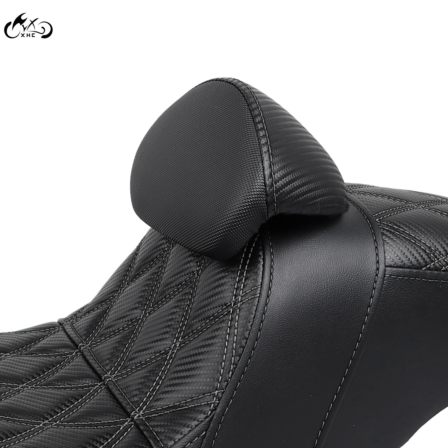Step Up Passenger Driver Seat w/ Backrest For Harley Electra Street Road Glide