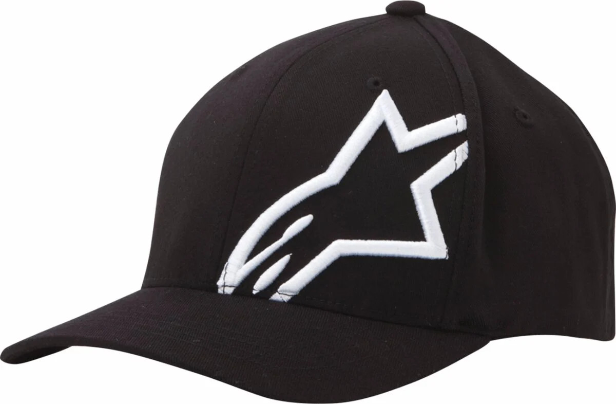 Alpinestars CORP SHIFT 2 CURVED BILL HAT BLACK/WHITE S/M 1032-81008-1020-SM
