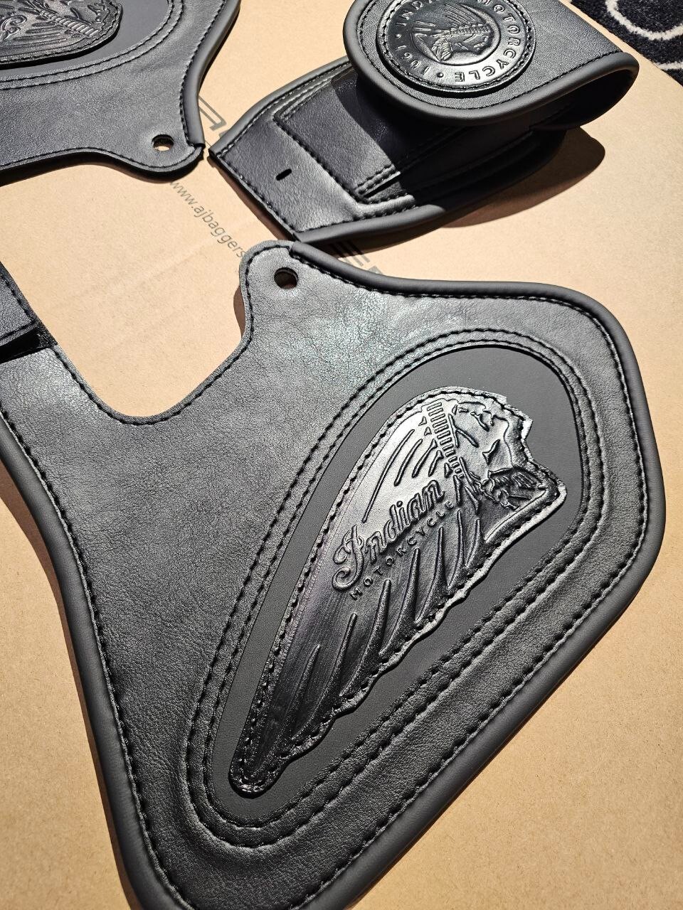 INDIAN Roadmaster Dark Horse Engine Heat Shield & Tank BIB Bag 14-24 Black