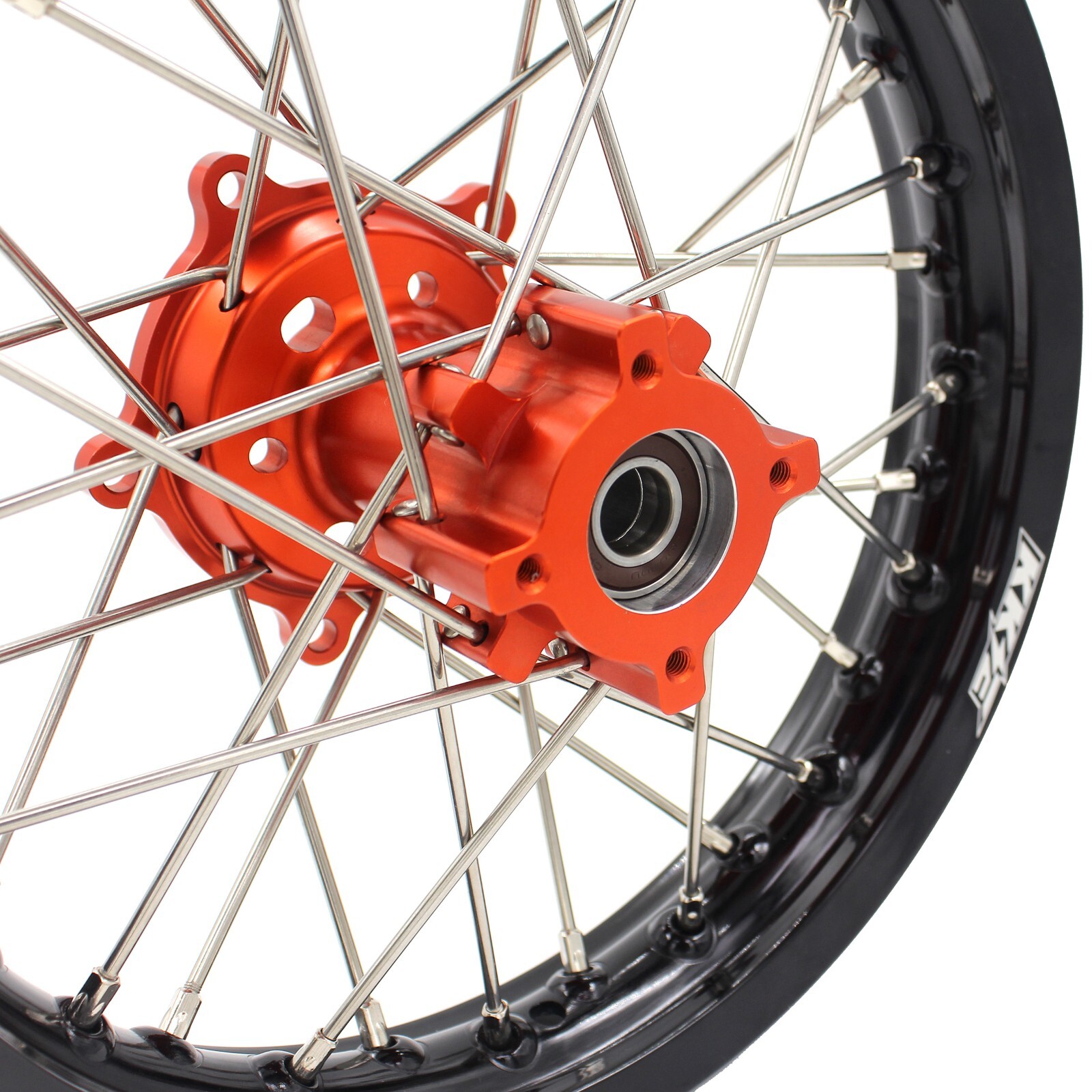 KKE Front 1.4*14 Rear 1.6*12 Mini Kids Wheel Rims Fit KTM SX 65 2002-2024 Orange