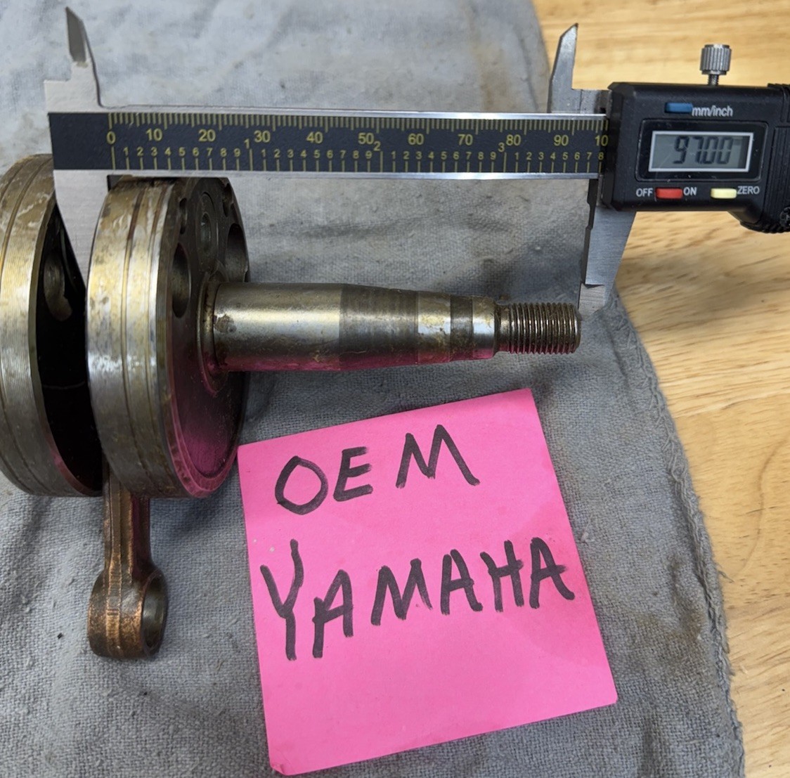 Yamaha 60 Yz80 1971 1972 JT1 JT2 New NOS Crank Assembly 1974 1975 1976 For Parts