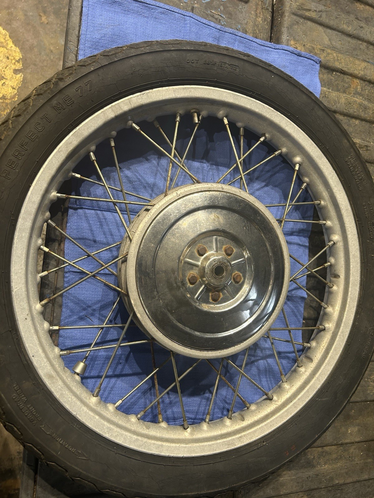 Bmw Airhead R 75/5 Front Wheel 1969 !!!Tire Not Included!!!!