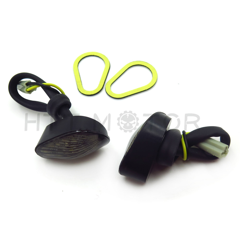 Smoke Euro LED Flush Mount Turn Signal for YAMAHA YZF R1 R6 R6S 2006 2007 2008