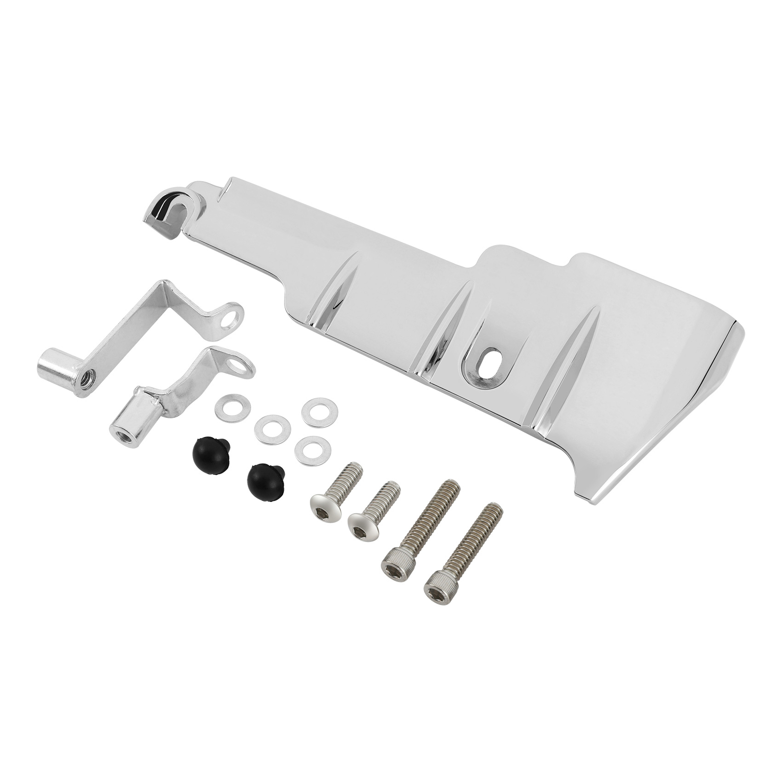 Chrome Rear Cylinder Engine Base Cover Trim Accent Fit For Harley Touring 09-16