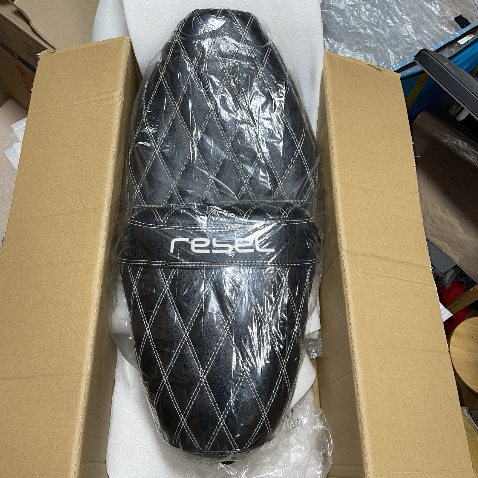 WOLFLINE Dual Seat Honda Rebel 1100 2021-2026 Comfort Cushion Embroidery Black