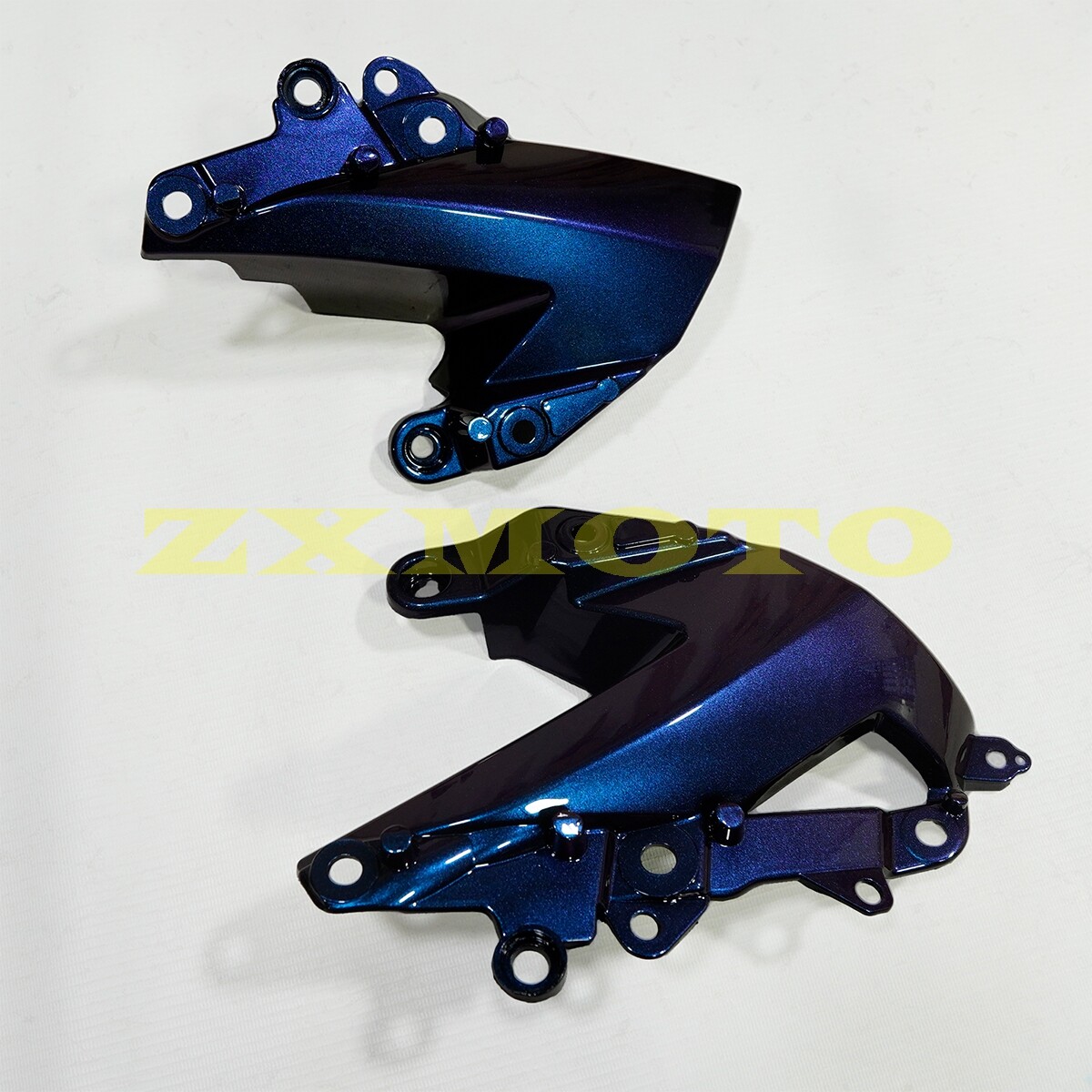Chameleon Blue Purple Fairing Kit +Tank +Bolt for Kawasaki ZX6R 2009-2012 ZX600R