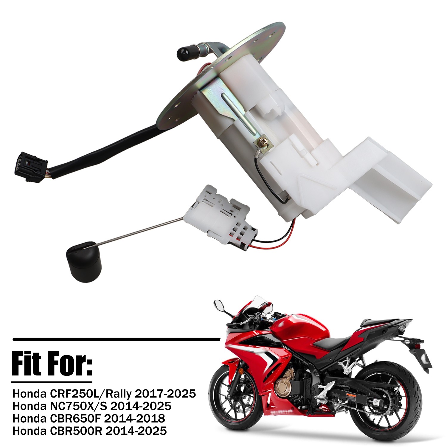 1x Fuel Pump Assembly For Honda CBR500R CBR650F CRF250L NC750X us