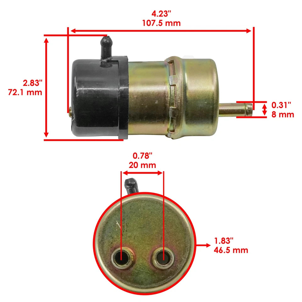 OEM GENUINE FUEL PUMP 16710-MAH-753 FOR HONDA SHADOW 1100 1995-2007