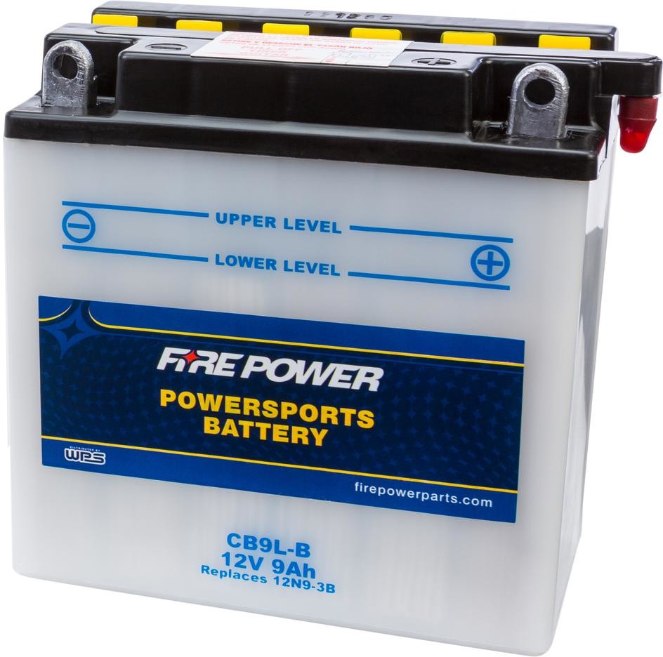 WPS Fire Power CB9L-B Battery fits Honda CMX250C Rebel 1985-1987