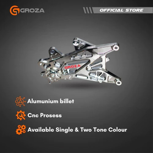 Groza CNC Billet Aluminium Rear Swing Arm Yamaha NMAX 125 155 Aerox Gen2 Gen3