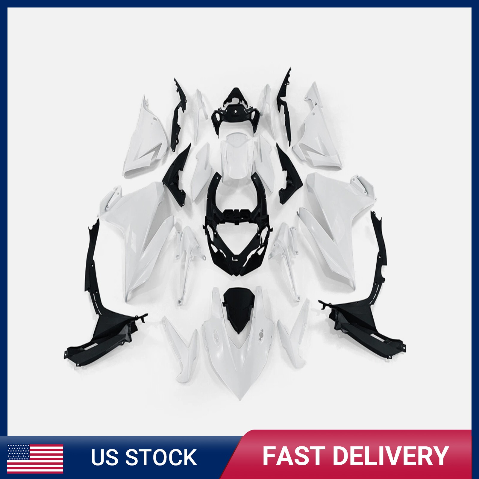 Unpainted ABS Fairing Kit For HONDA CBR500R 2022-2023 2024 Injection Bodywork US