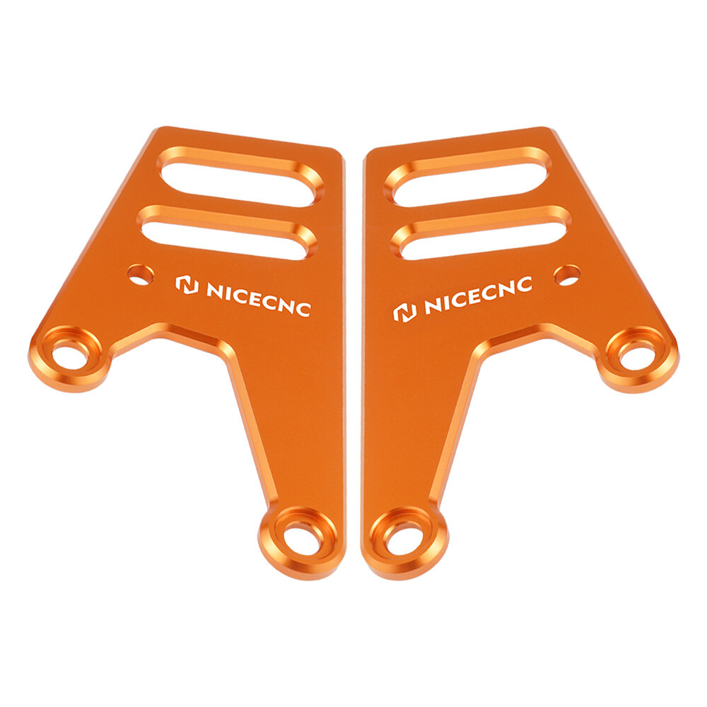 For KTM 690 ENDURO 2008-2022 Aluminum Footrest Guard Foot Peg Heel Cover Plates