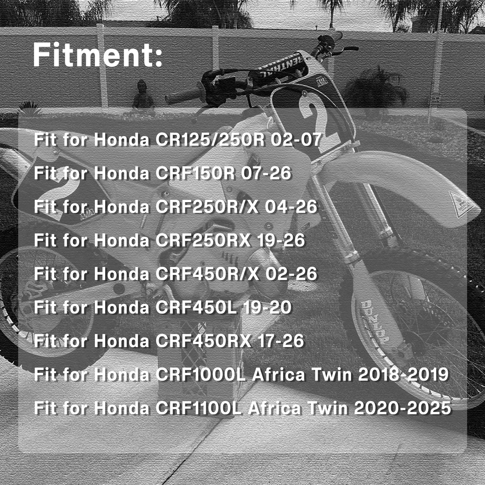 Billet MX Wide Foot Pegs For Honda CR125/250R CRFC450L CRF1000L CRF1100L 2026 25