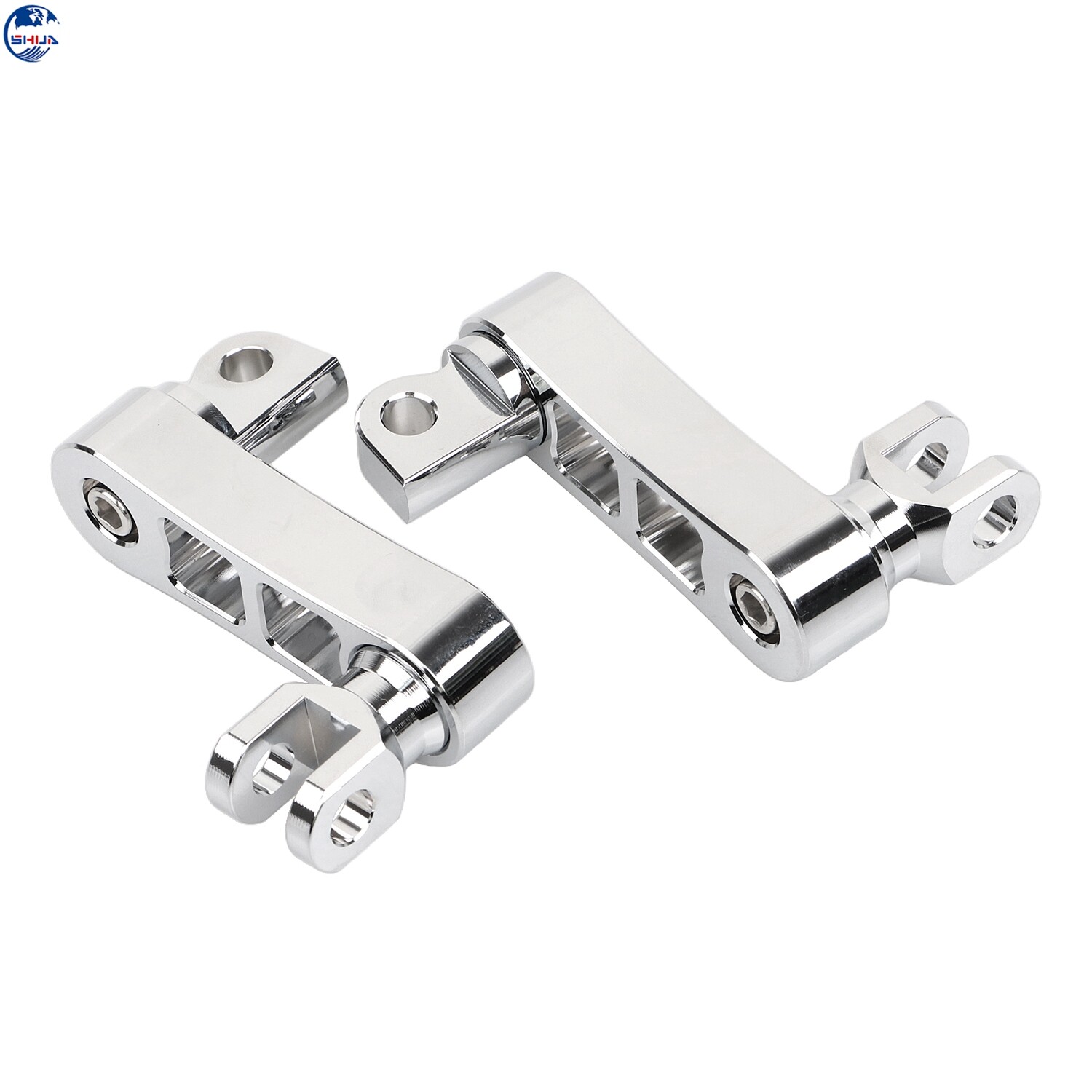 Chrome Foot Peg Male Mount Extensions For Harley Sportster XL 883 1200 Road King