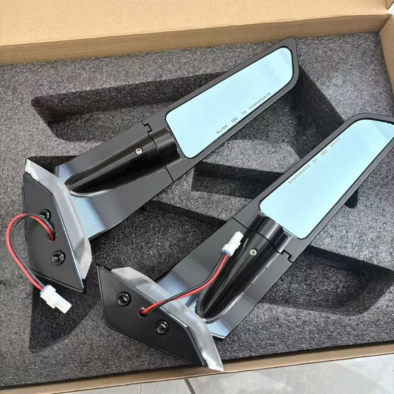 Stealth Mirrors w/ LED Turn Signal For Ducati Panigale V2 Panigale V4 2020-2024