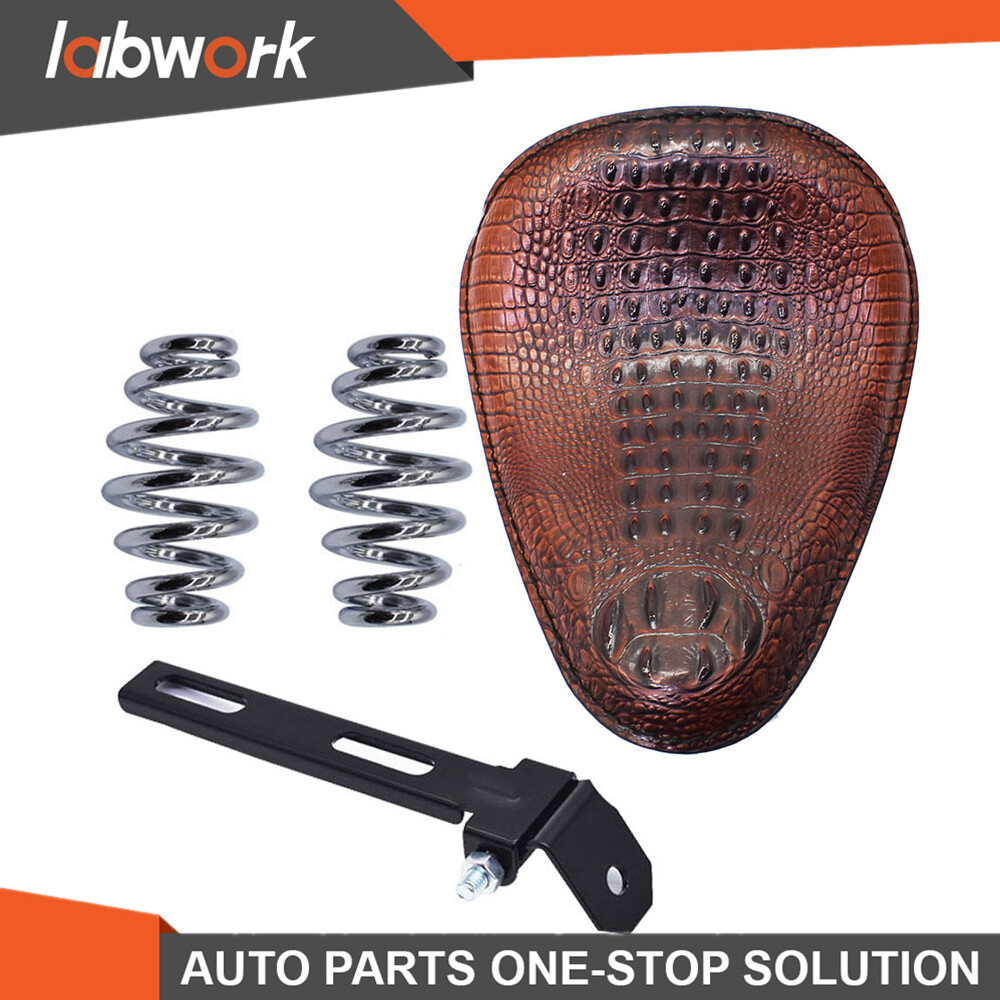 Labwork Bobber Chopper Solo Seat For Honda Shadow Spirit ACE VT 1100 750 Brown