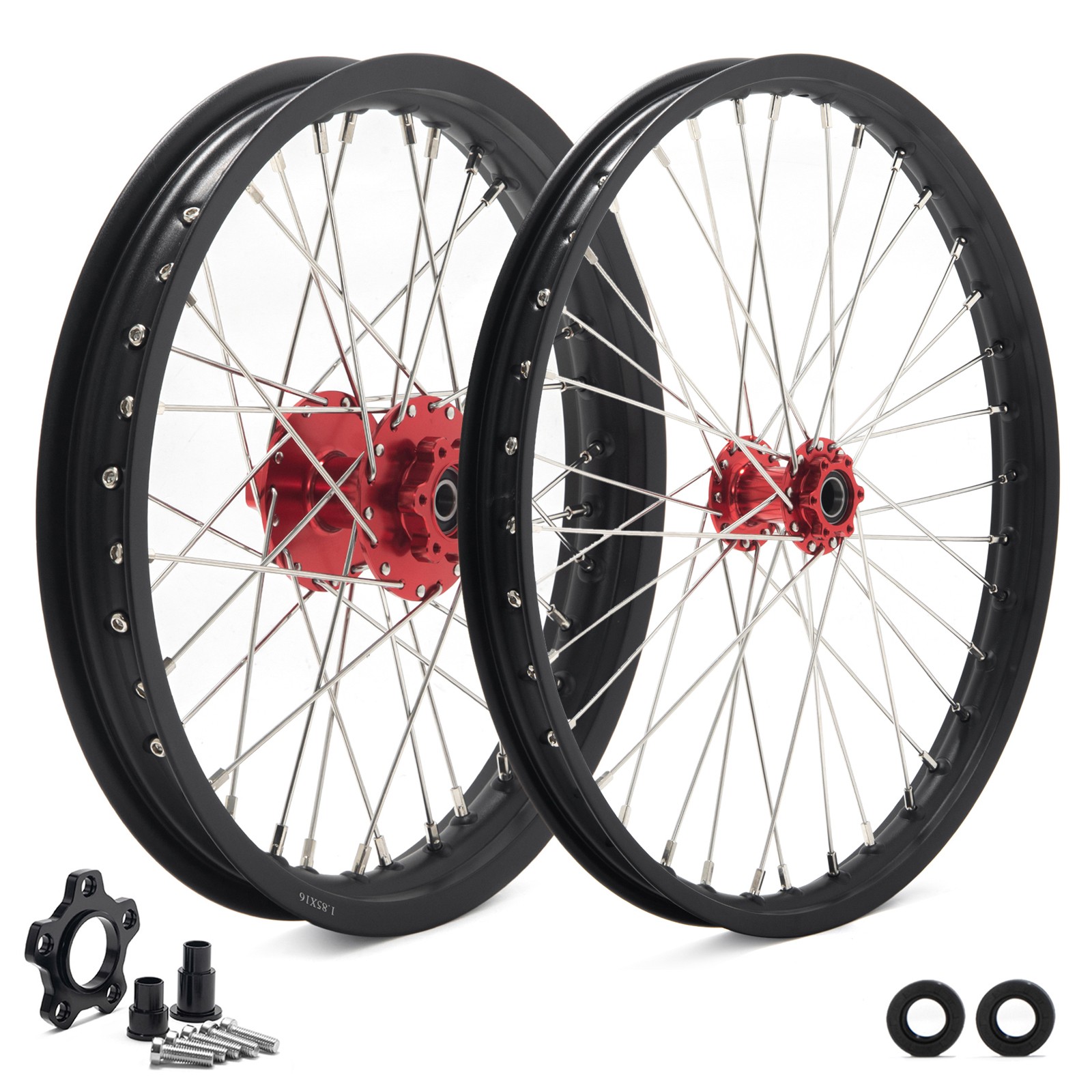 Spoked Front Rear Wheel Set 19″x1.4″+ 16″x1.85″ For Beta Explorer For Apollo RFN