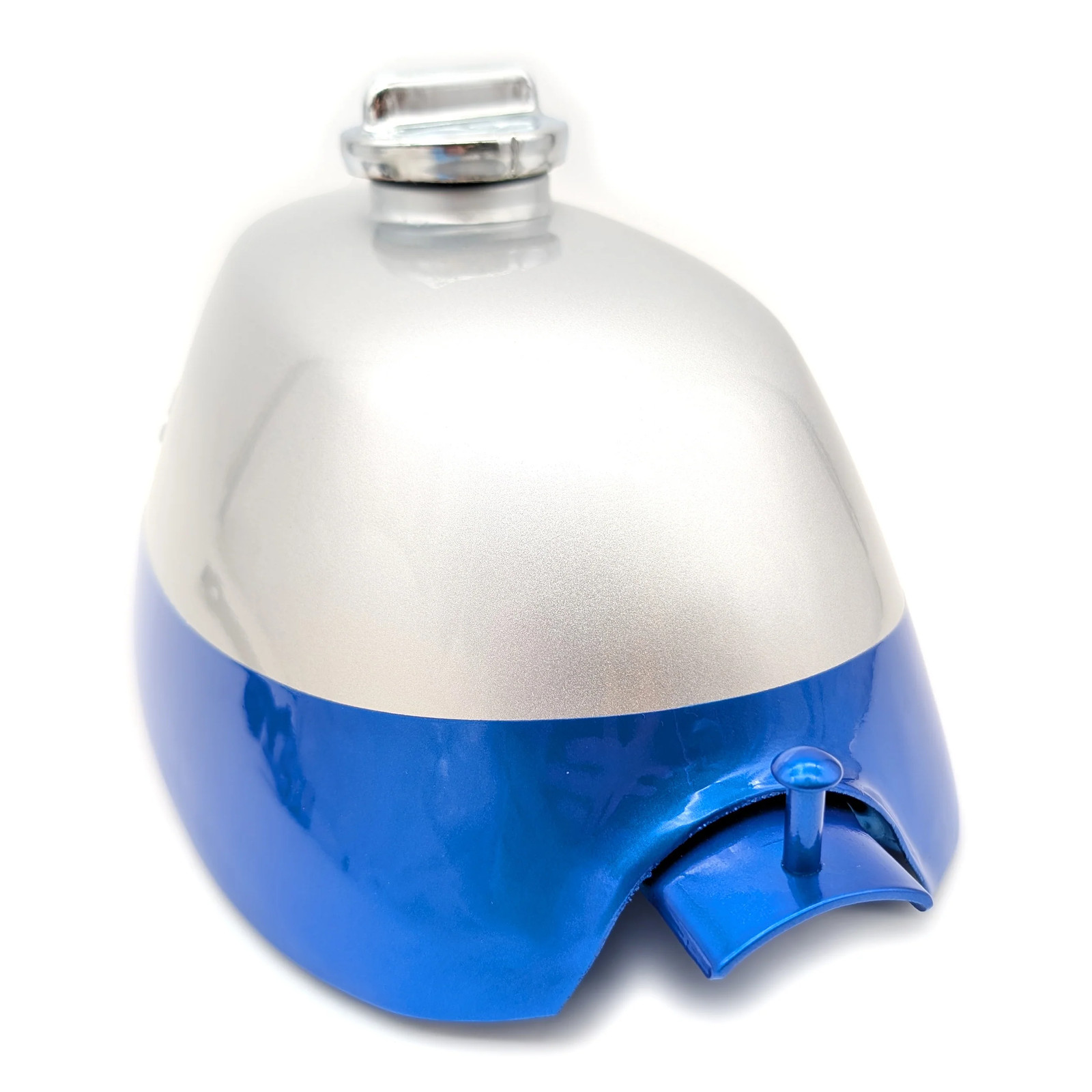 Blue & Silver Honda Mini Trail Z50 K0 K1 68-70 Gas Fuel Tank Kit Emblems Cap