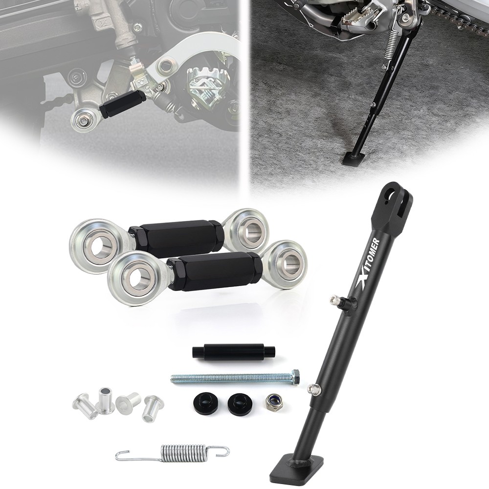 Adjustable Kickstand & Lowering Links Fit For Honda CRF300L / Rally 2021-2025