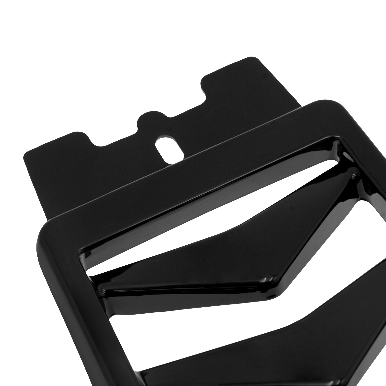 Black Front Chin Lower Fairing Bottom Spoiler Frame Fit For Harley 2018+ Softail
