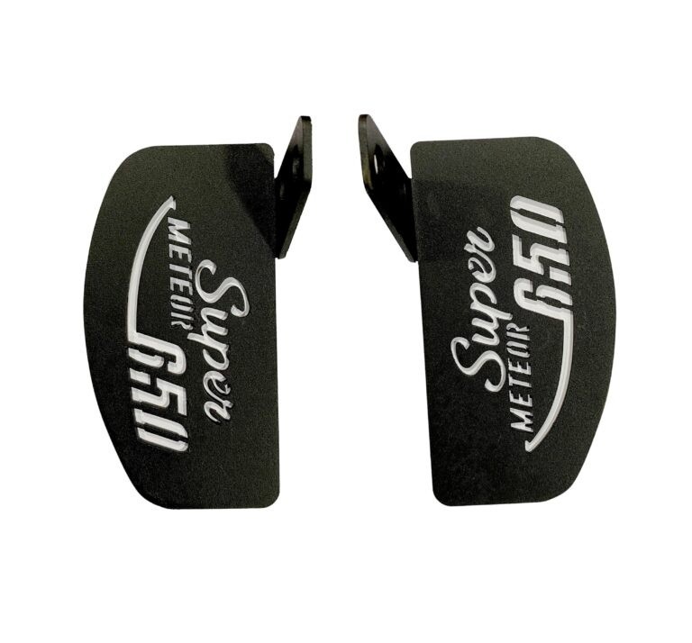Royal Enfield Super Meteor 650 Rear Pillion Footrest Plates Right Left Side