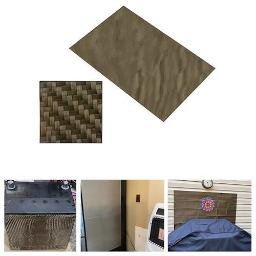 Reinforced Exhaust Heat Shield Mat 12 Inch X 24 Inch With Adhesive Backed Resist