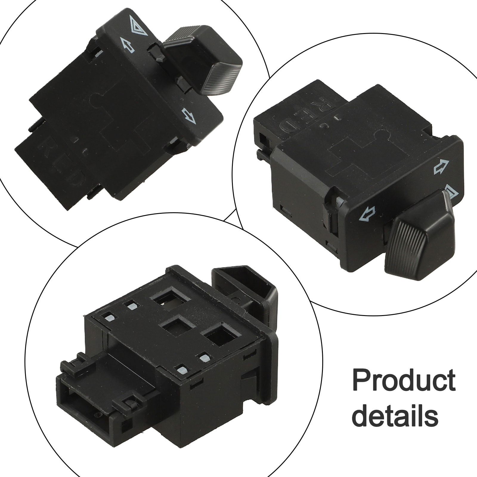 Button Switch Button Black Brand New Easy To Install High Quality Plastic