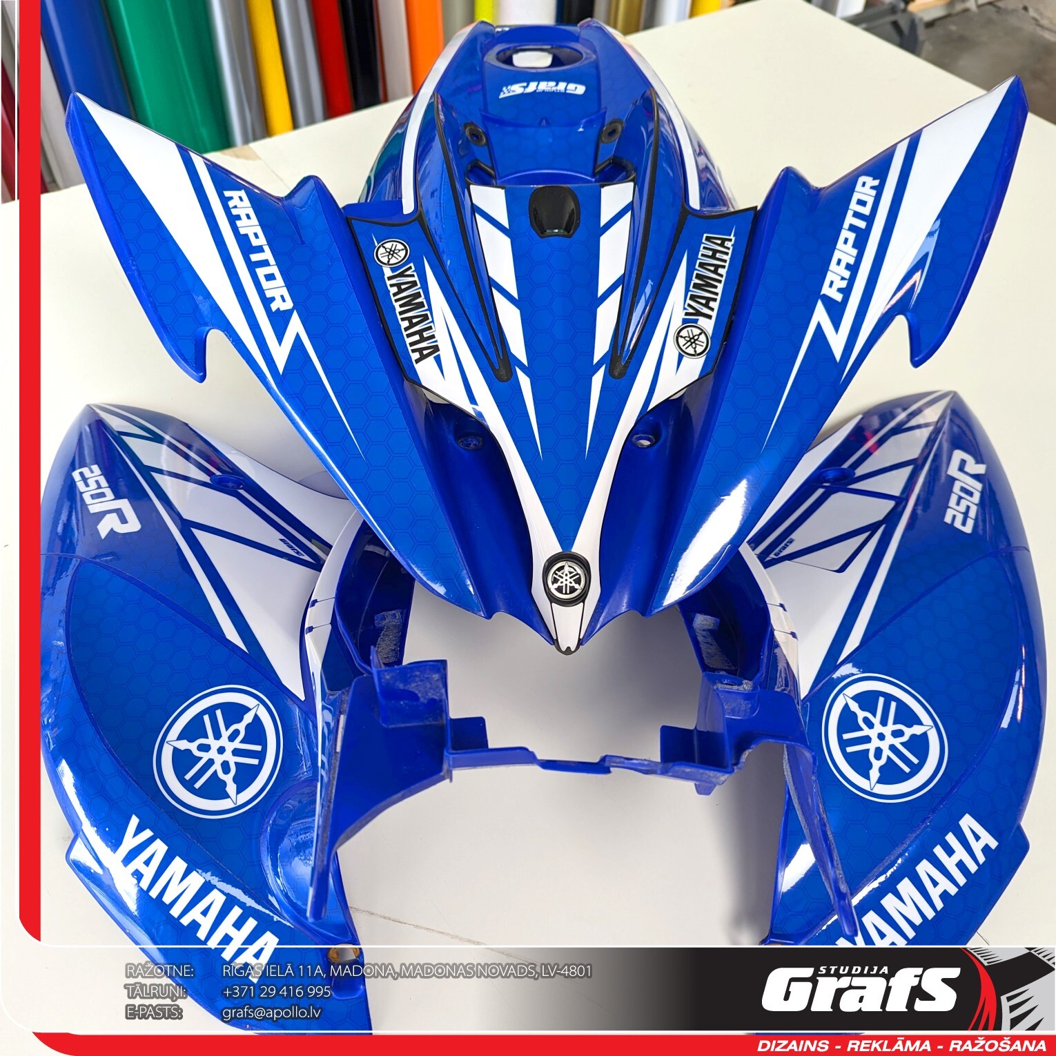 2008 2009 2010 2011 2012 2013 YFM 250R Graphics Kit Yamaha 250 Raptor YFM250R R