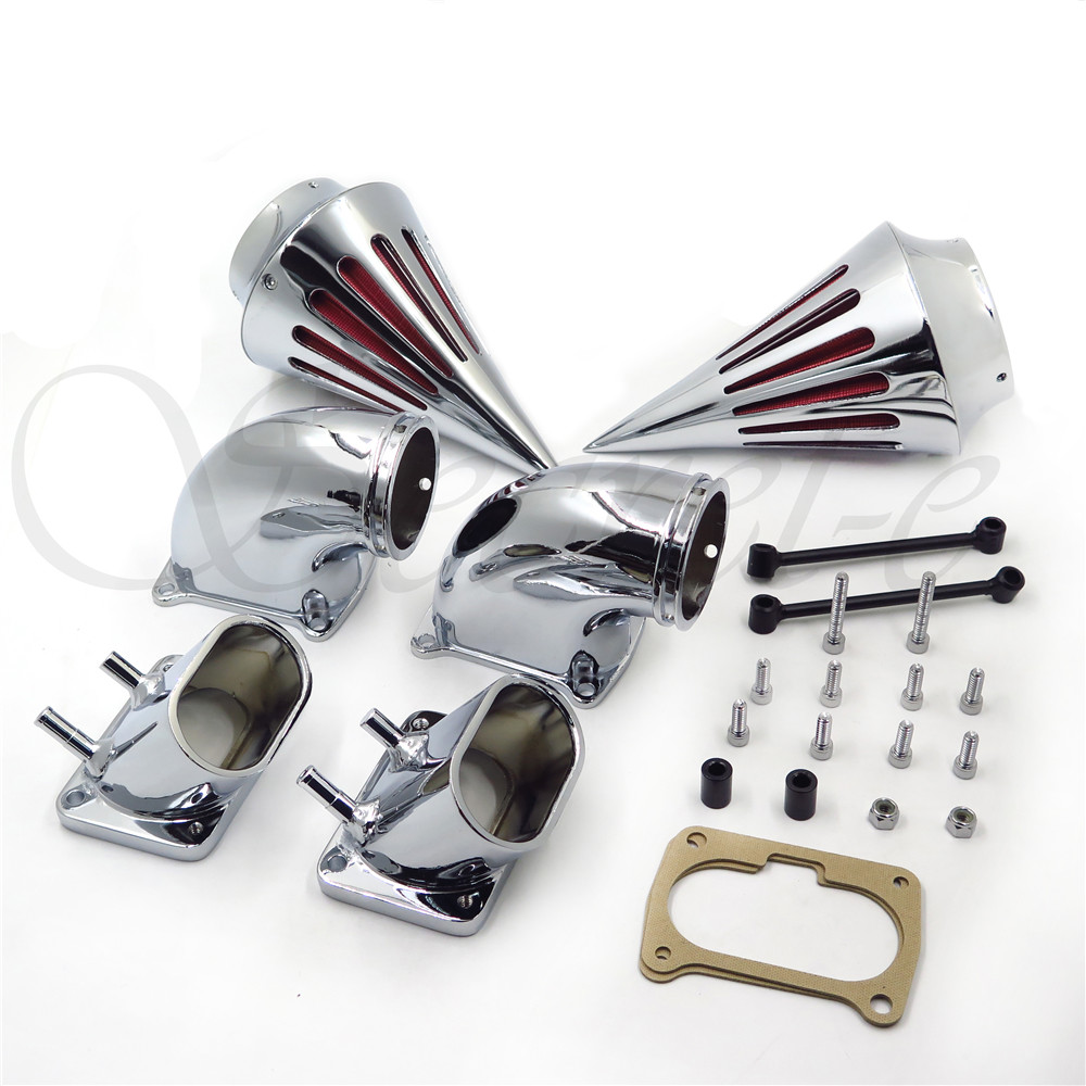 Cone Spike Air Cleaner Kit Intake Filter For Suzuki Boulevard M109 (All Year)Chr