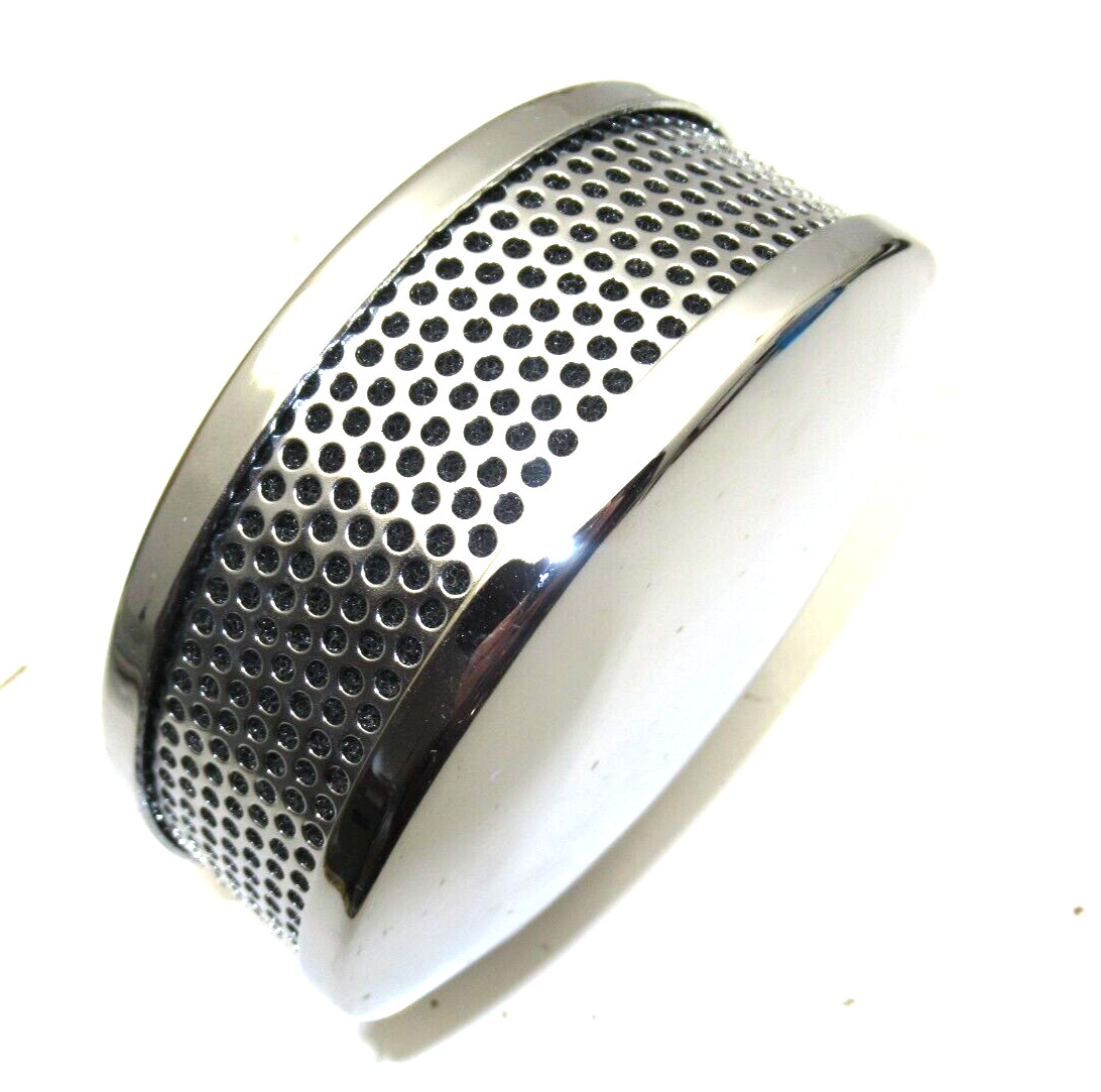 CHROME 5.5″ MOON AIR CLEANER FOR HARLEY, BENDIX, TILLITSON, KEIHIN CARBERATORS,