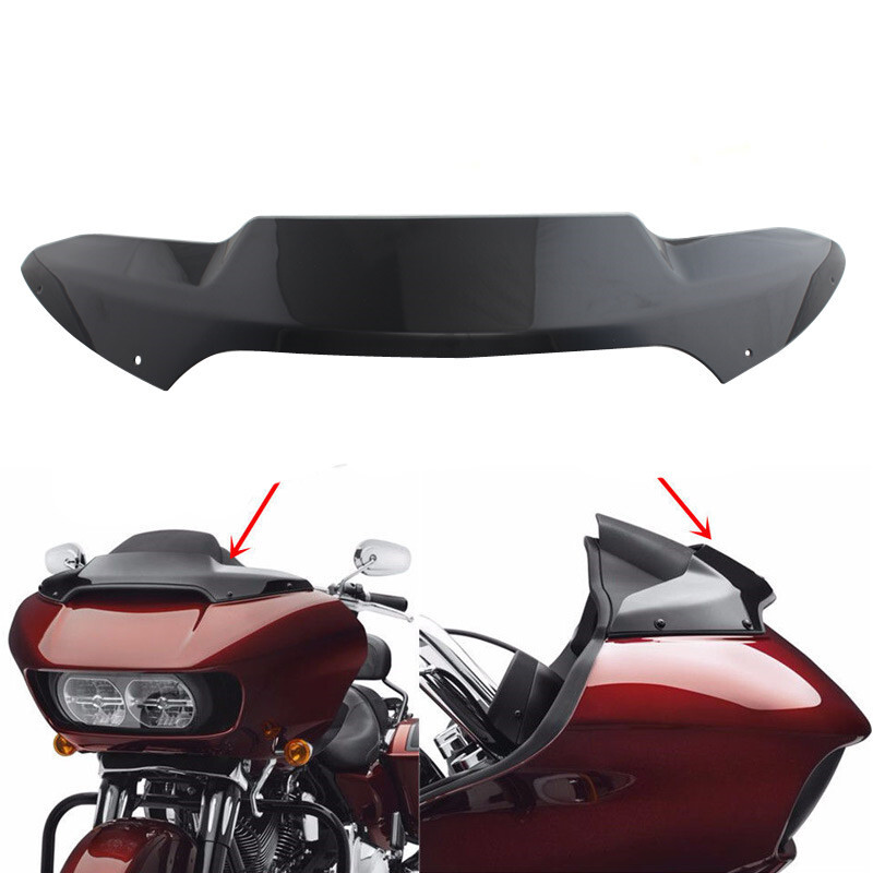Black 4.5″ Windshield Windscreen For Harley Road Glide FLTRUSE FLTRXS 2015-2021