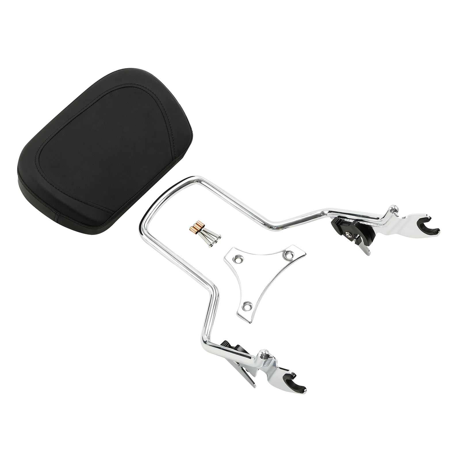Detachable Backrest Sissy Bar Fit For Harley Touring Street Road Glide 09-2026