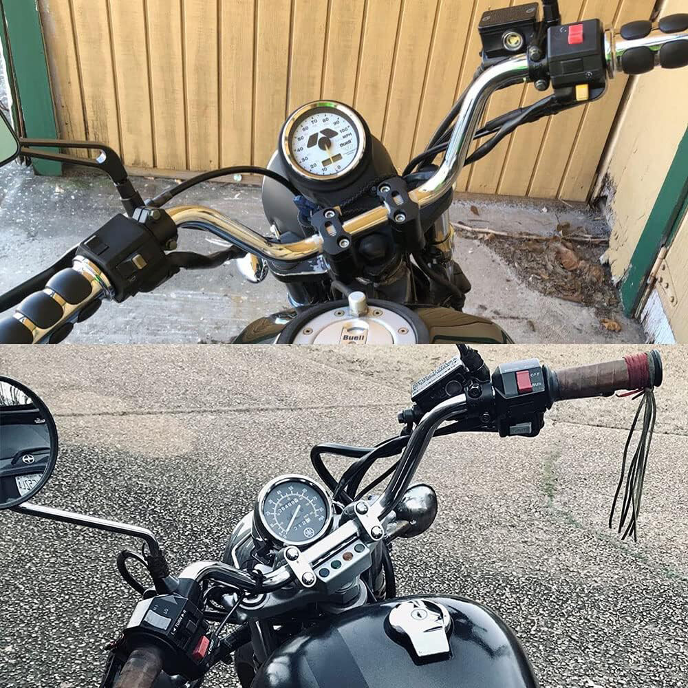 Motorcycle 1″ 25mm Handlebar Tracker Drag Bar For Triumph Bonneville Speedmaster