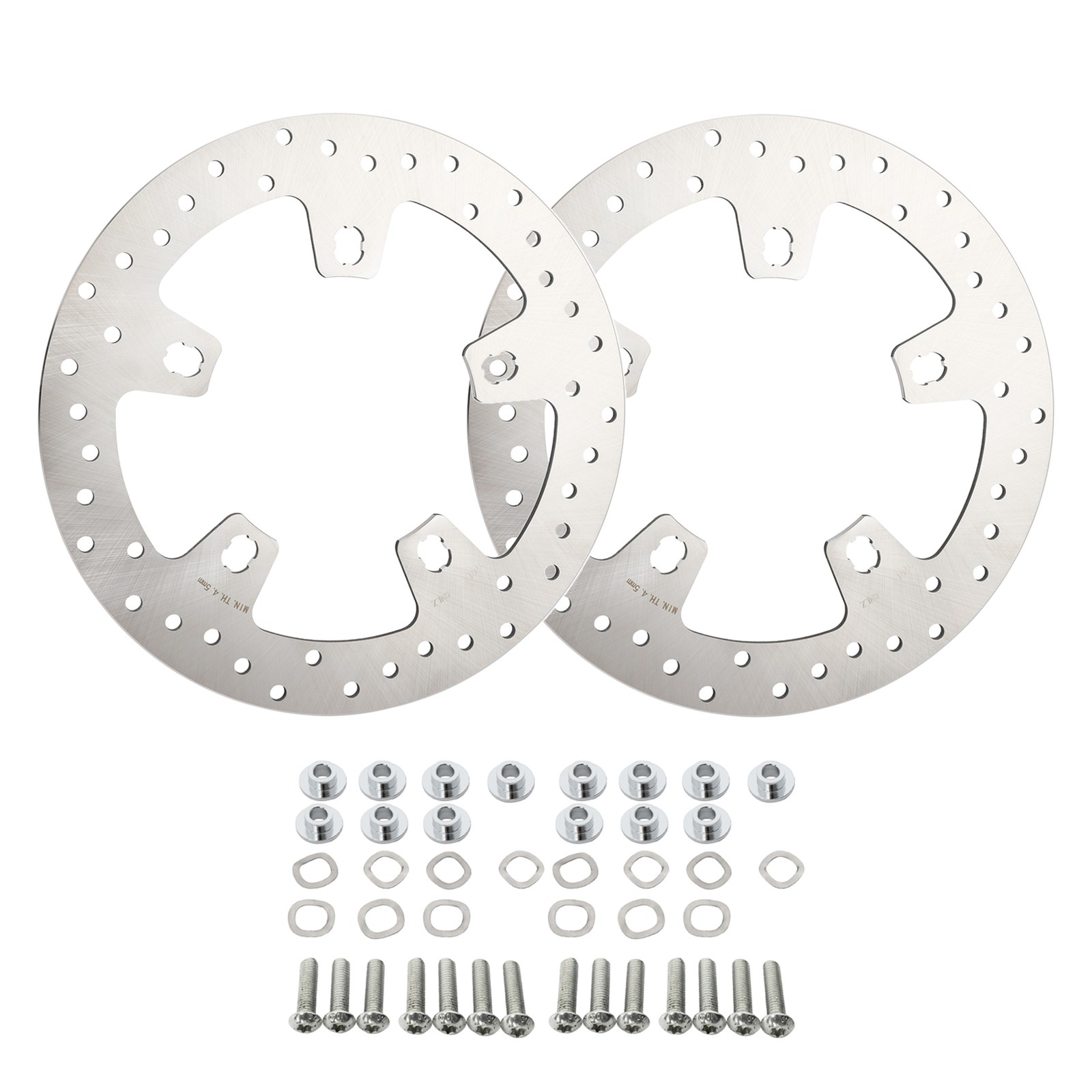 11.8″ Front Left Right Brake Rotors &Bolts For Harley Touring Street Glide 14-25