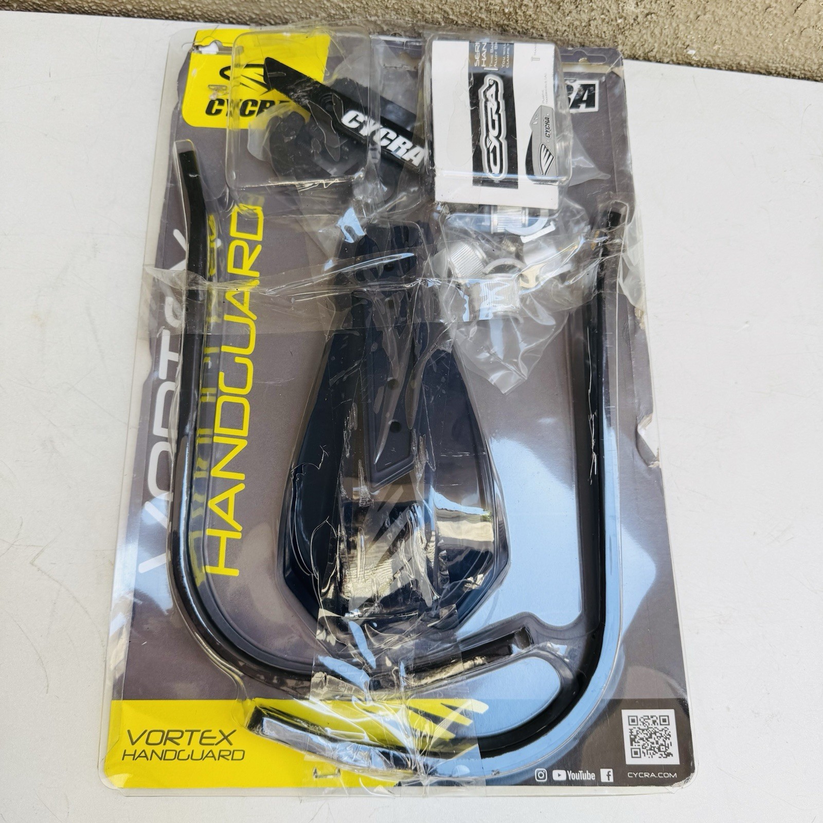 Cycra Vortex Hand Guard/w Universal U-Clamps – Husk Blue 1-7801-89