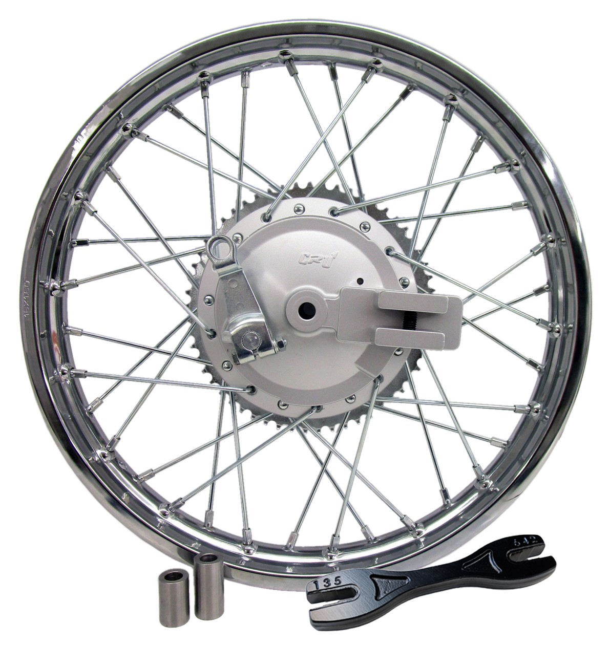 fits Suzuki 2003-up DRZ 125 16″ Rear Rim Wheel Oversize Spokes Brakes & Sprocket