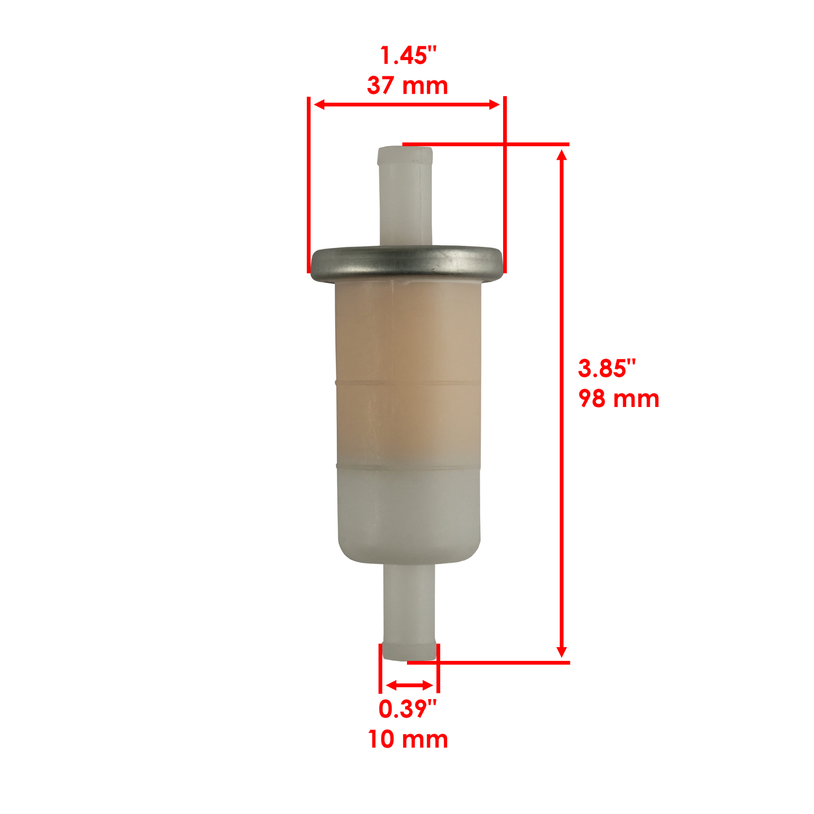 Caltric Fuel Filter for Honda Motorcycle 16900-MG8-003 Fuel Filter
