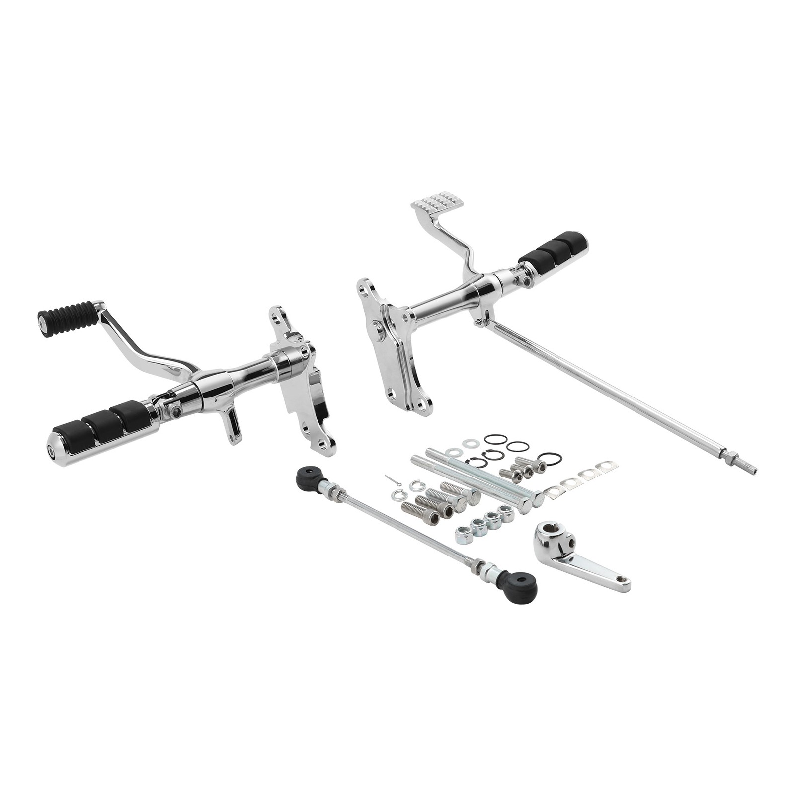 Forward Controls Pegs Lever Linkage Kit Fit For Harley Sportster 883 1200 91-03