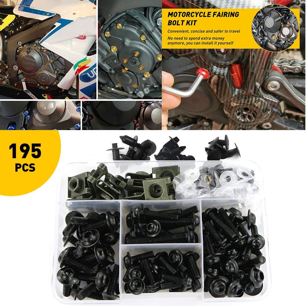 Complete Fairing Screws Bolt Kit Fit For Kawasaki Ninja ZX6R 7R ZX9R ZX12R ZX14