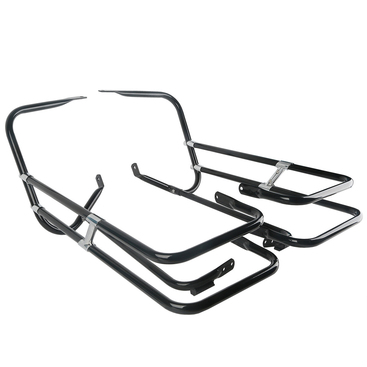 Saddlebag Guard Rail Mounts Bracket Fit For Harley Ultra Classic Electra Glide