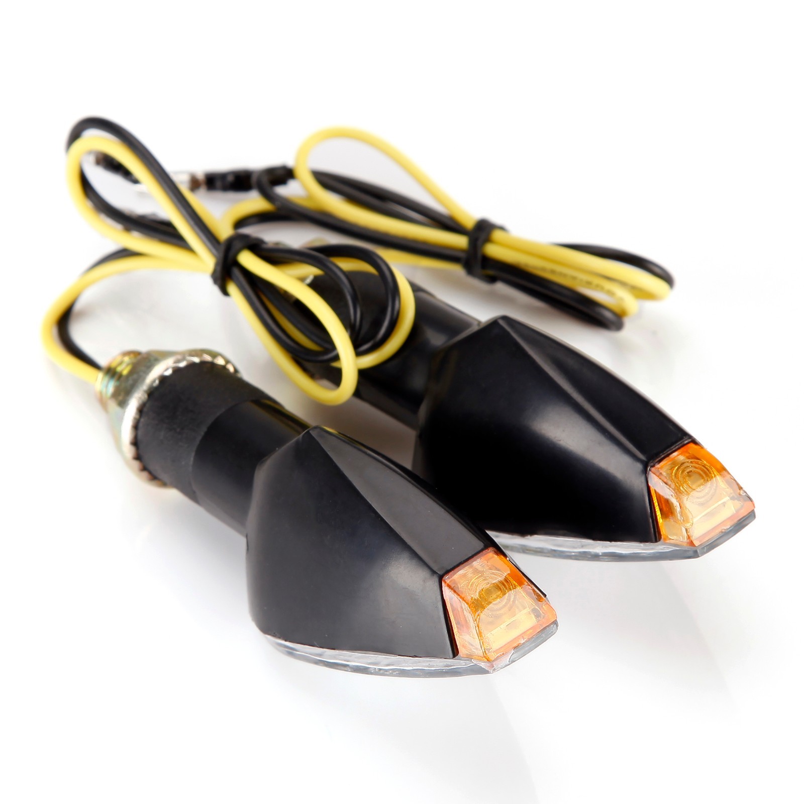 1 Pair Motorcycle Turn Signals Lights Save Energy LED Direction Lamp Honda US