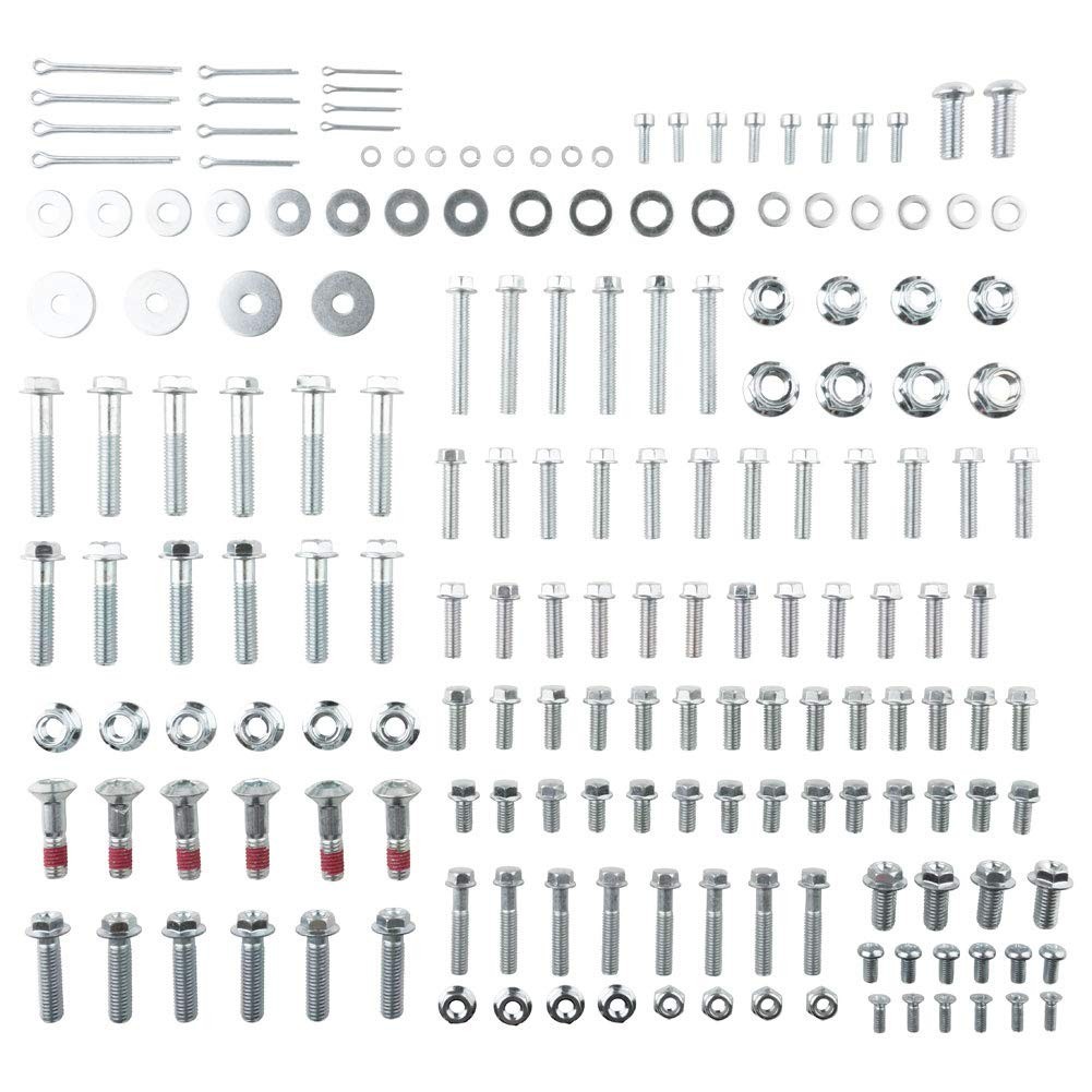 180 Piece Metric Motorcycle Bolt Kit – Complete Fastener Set for Bikes & Repairs