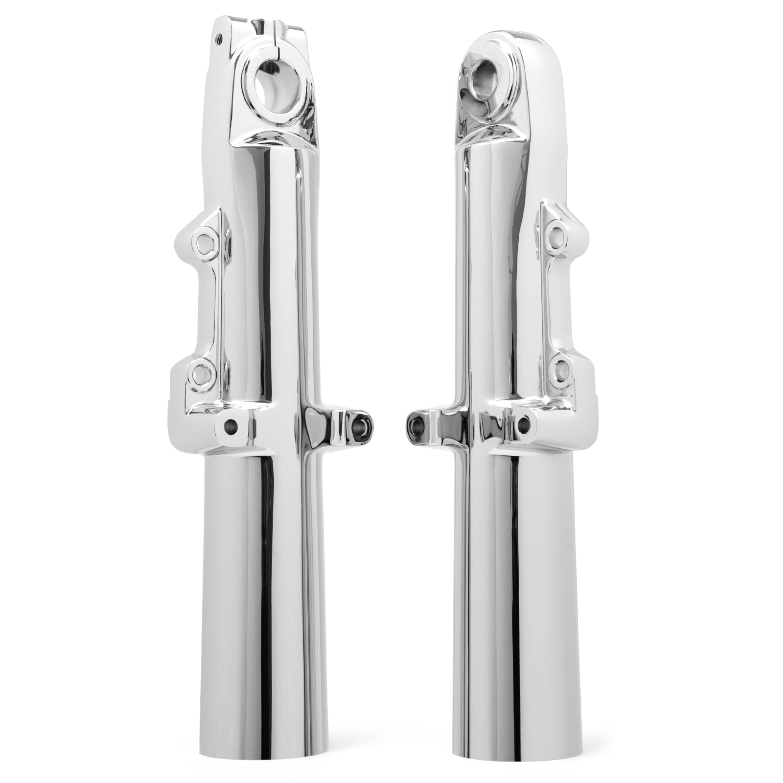 Fork Sliders Lower Legs Chrome for Harley Touring Street Glide FLHX 2014-2023