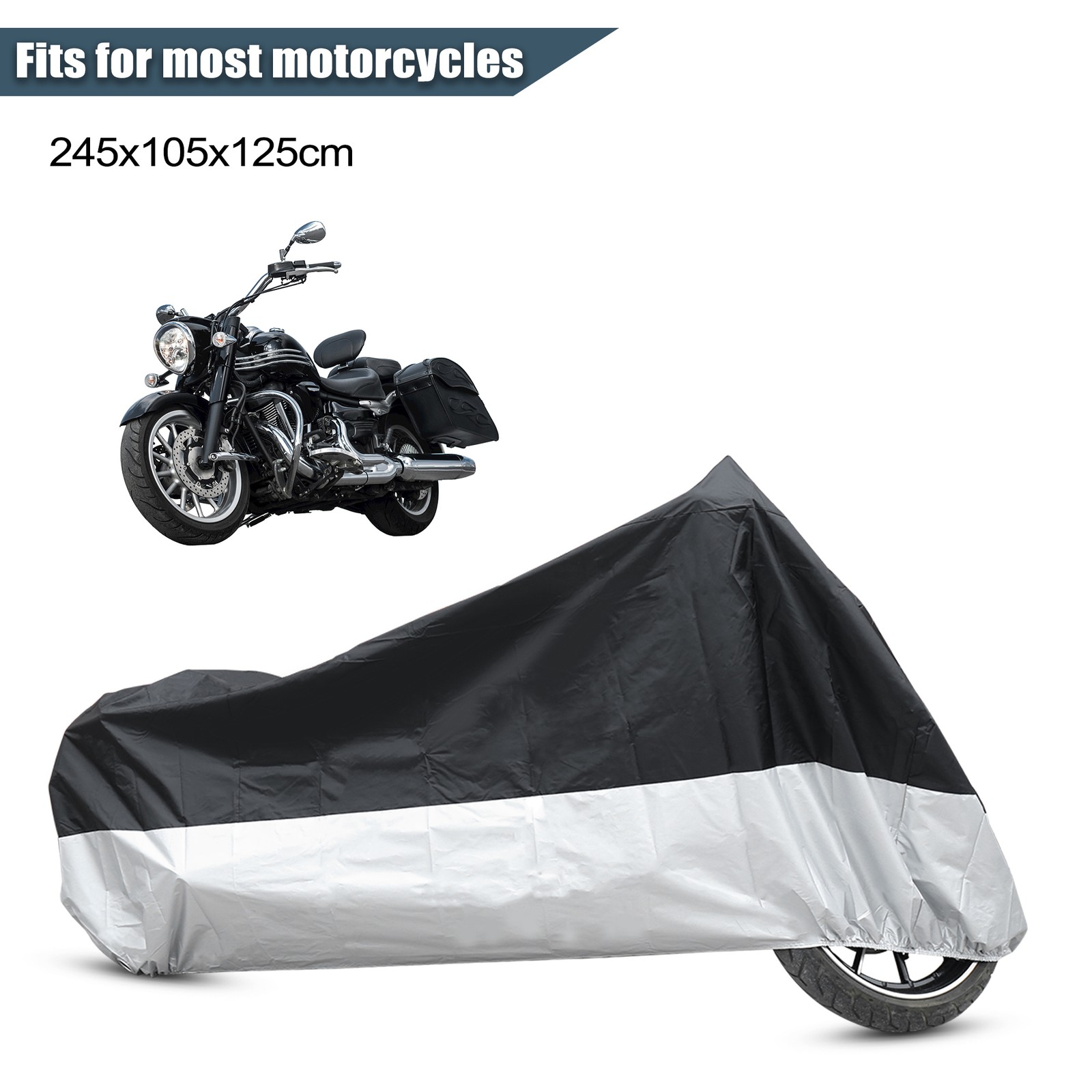 XL Waterpoof Motorcycle Full Cover for Yamaha V-star 650 1100 XVS650 XVS11 NEW